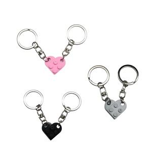 Lego Brick Heart Keychain - Couple/Friendship Keychains
